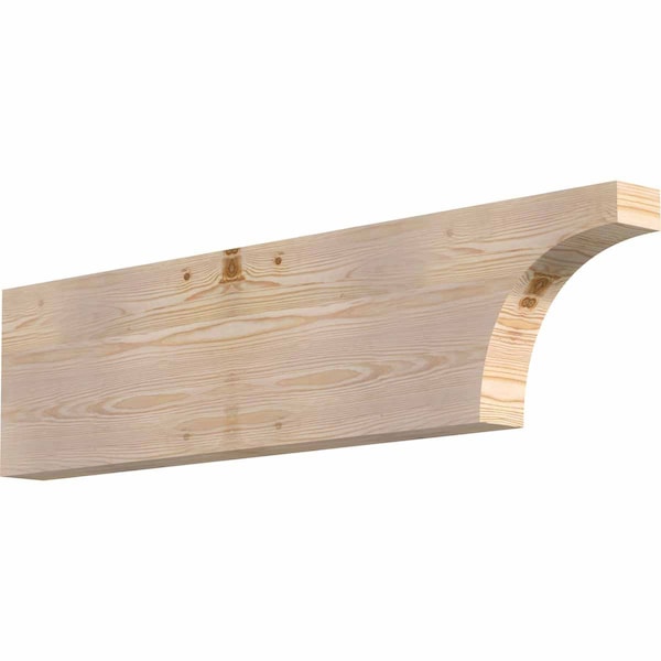 Ekena Millwork Huntington Smooth Rafter Tail, Douglas Fir, 3 1/2"W x 12"H x 48"L RFT04X12X48HUN00SDF - main